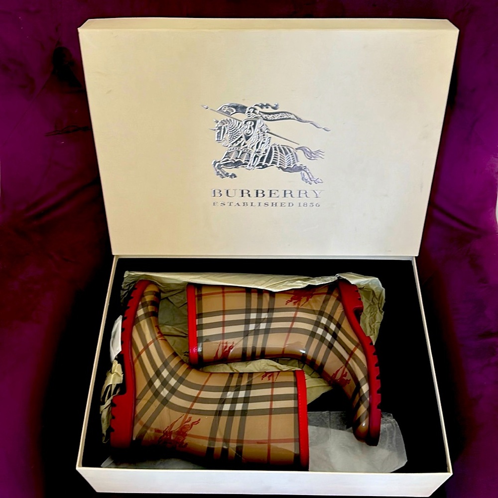 Authentic Burberry boots